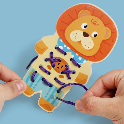 TiePal - Tying & Playing – Lace Tying Playboard