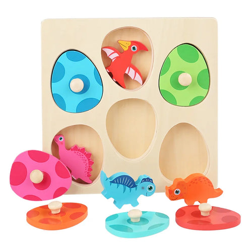 Kids Dinosaur Jigsaw Puzzle | Wooden Multi Piece | Boys and Girls