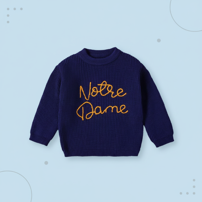 WarmWeave – Comfortable & Fun – 'Notre Dame' Sweater