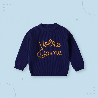 WarmWeave – Comfortable & Fun – 'Notre Dame' Sweater
