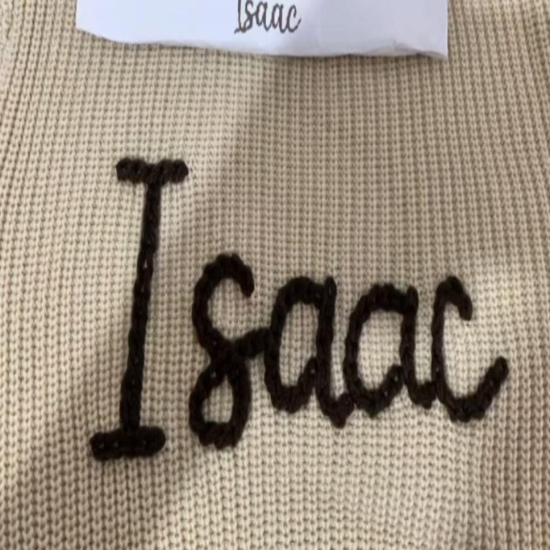 TinyStitch – Personalized Knitted Name Sweater for Babies & Children