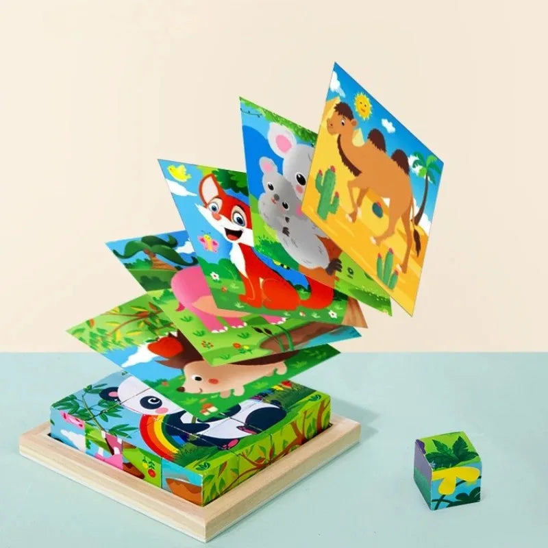 CubePuzzle – Fun & Educational – 3D Wooden Block Puzzle