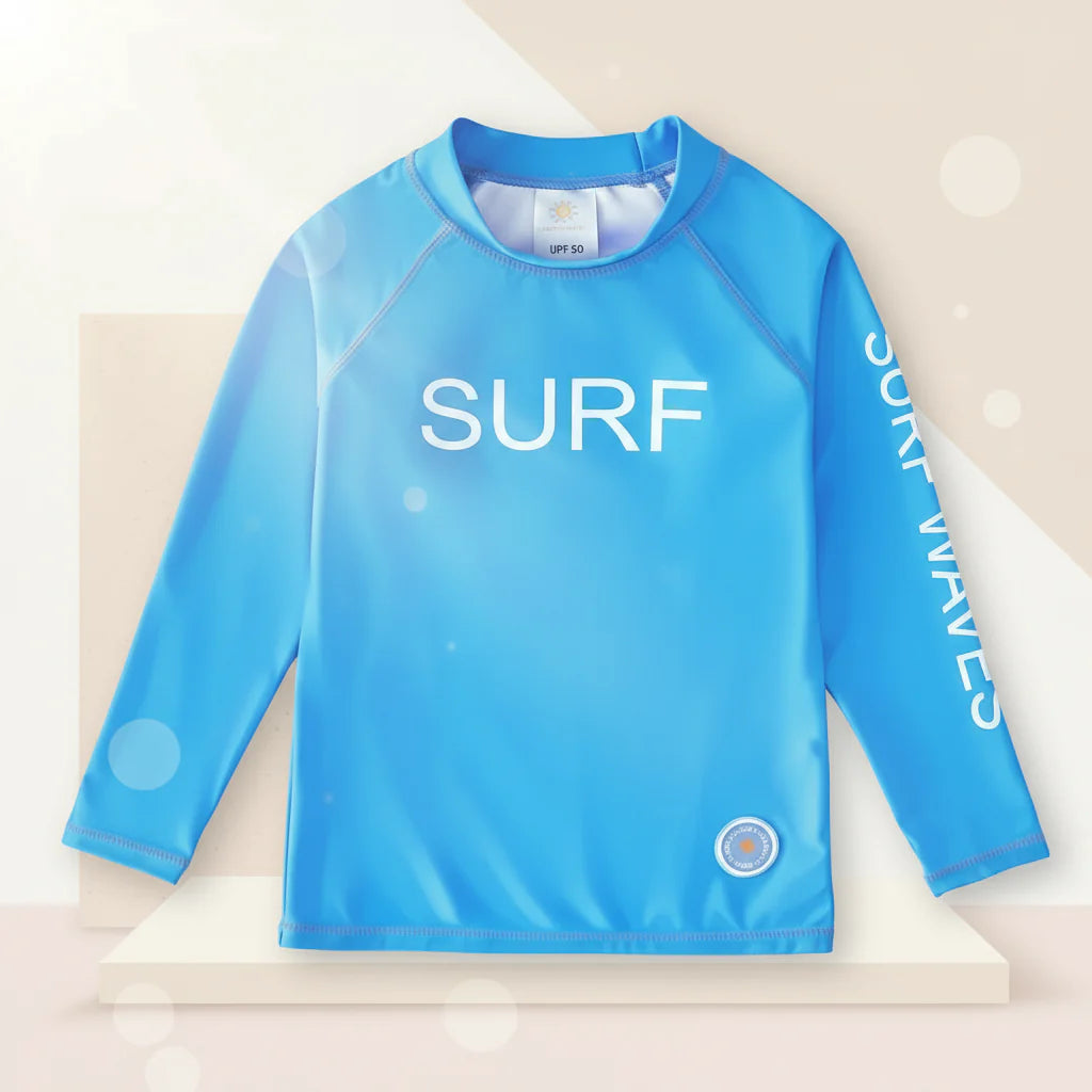 SunShield – Protective & Soft – Kids' Surf Shirt with Long Sleeves and UPF 50+