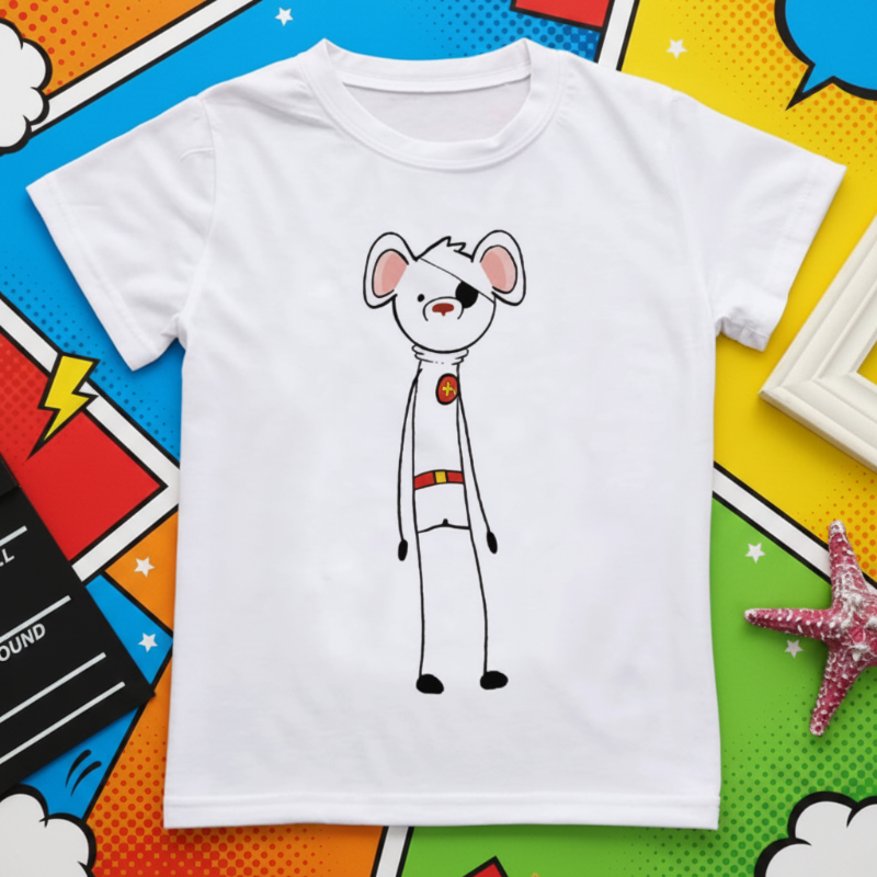 Boys & Girls Summer Tee – Comfort & Playful – Fun Print Kids T-shirt