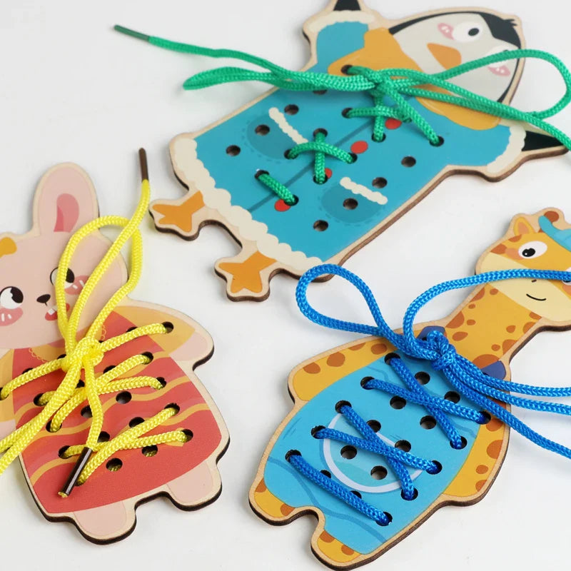 TiePal - Tying & Playing – Lace Tying Playboard