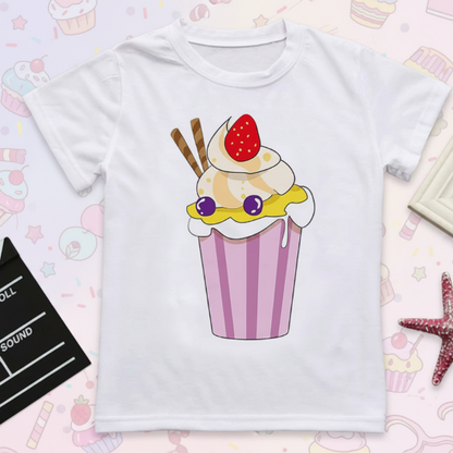 Boys & Girls Summer Tee – Comfort & Playful – Fun Print Kids T-shirt