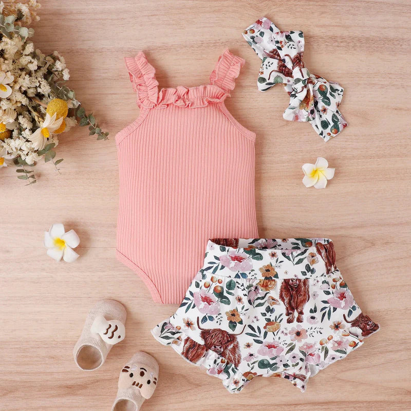 Baby Girl Summer Outfit – Cute & Airy – Baby Clothing Set