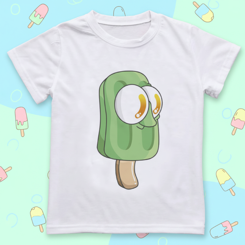 Boys & Girls Summer Tee – Comfort & Playful – Fun Print Kids T-shirt