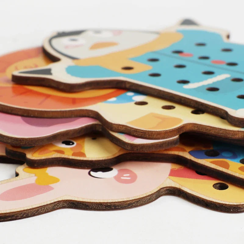TiePal - Tying & Playing – Lace Tying Playboard