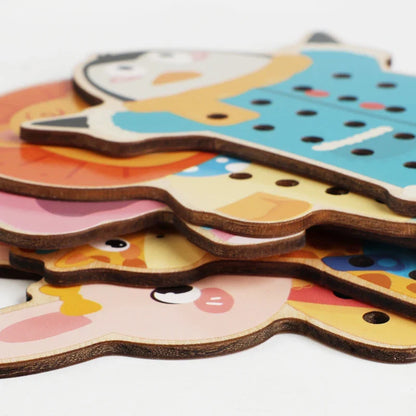 TiePal - Tying & Playing – Lace Tying Playboard