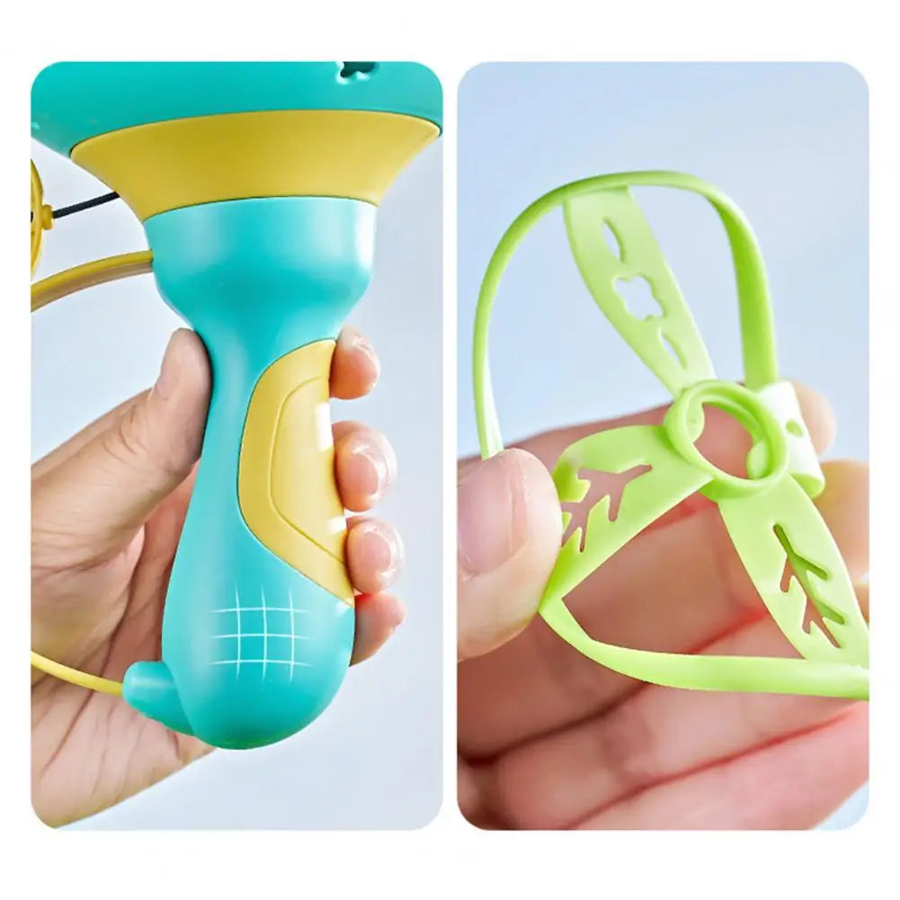 Flying Disc Set™ - Launching and Laughing - Frisbee Catapult