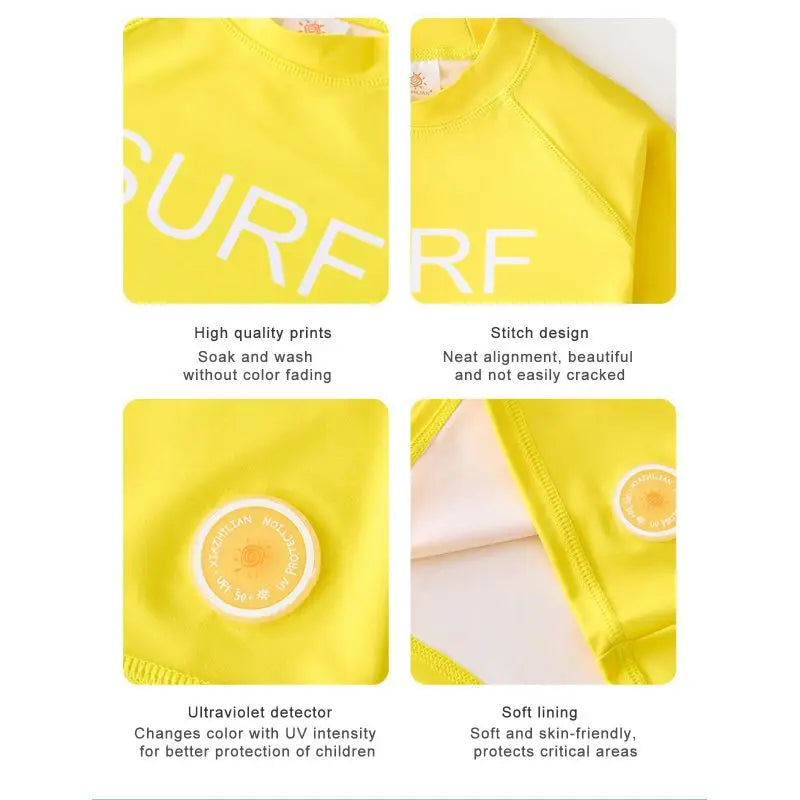 SunShield – Protective & Soft – Kids' Surf Shirt with Long Sleeves and UPF 50+