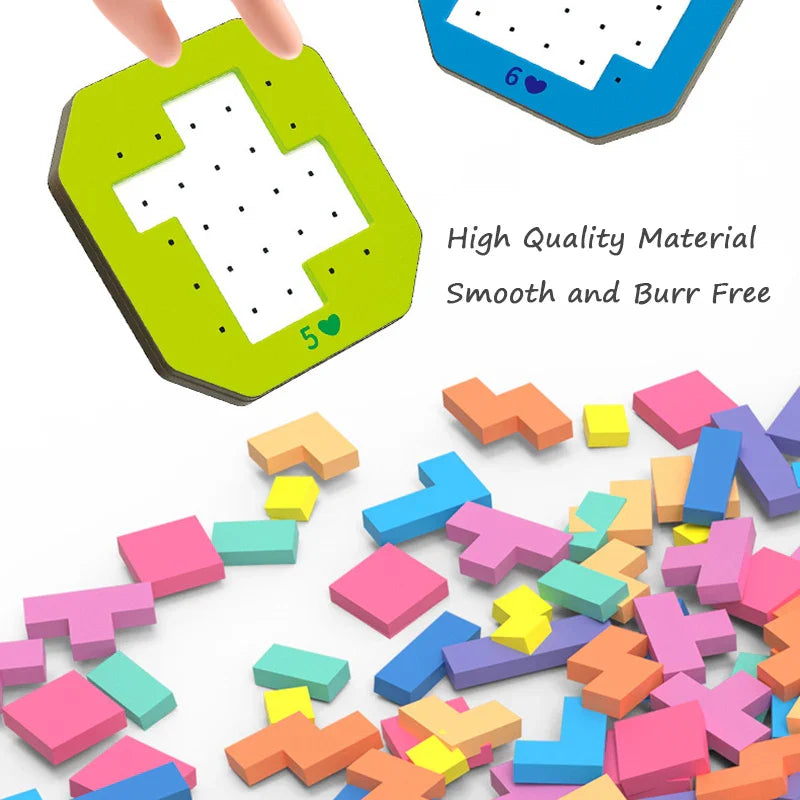 Colorful Tangram Puzzle™ - Creative & Educational - Tangram Puzzle