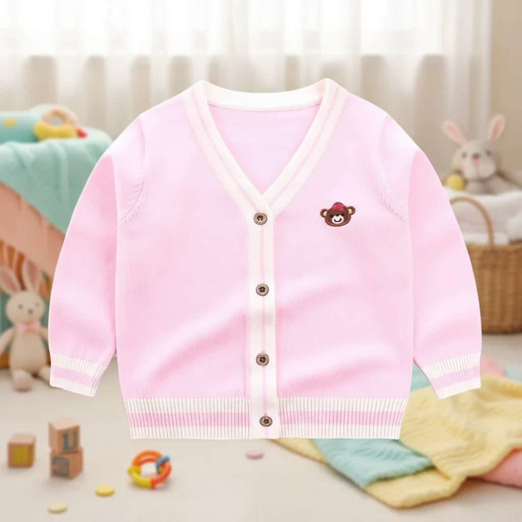 CozziWear – Warm & Trendy – Knitted Vest with Teddy Bears