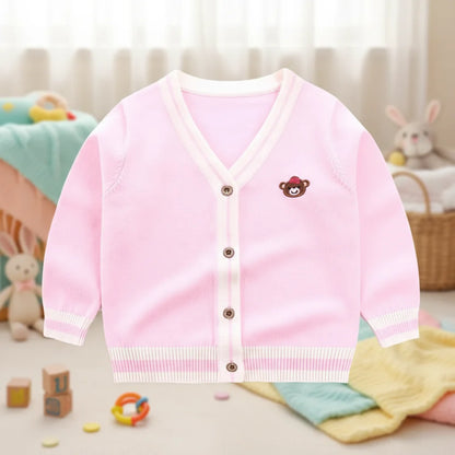 CozziWear – Warm & Trendy – Knitted Vest with Teddy Bears