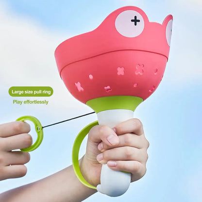 Flying Disc Set™ - Launching and Laughing - Frisbee Catapult
