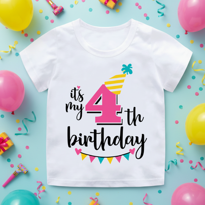 Birthday Graphic Tee – Cute & Breezy – Birthday Kids T-shirt