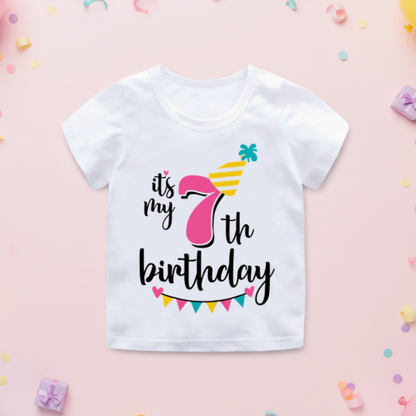 Birthday Graphic Tee – Cute & Breezy – Birthday Kids T-shirt