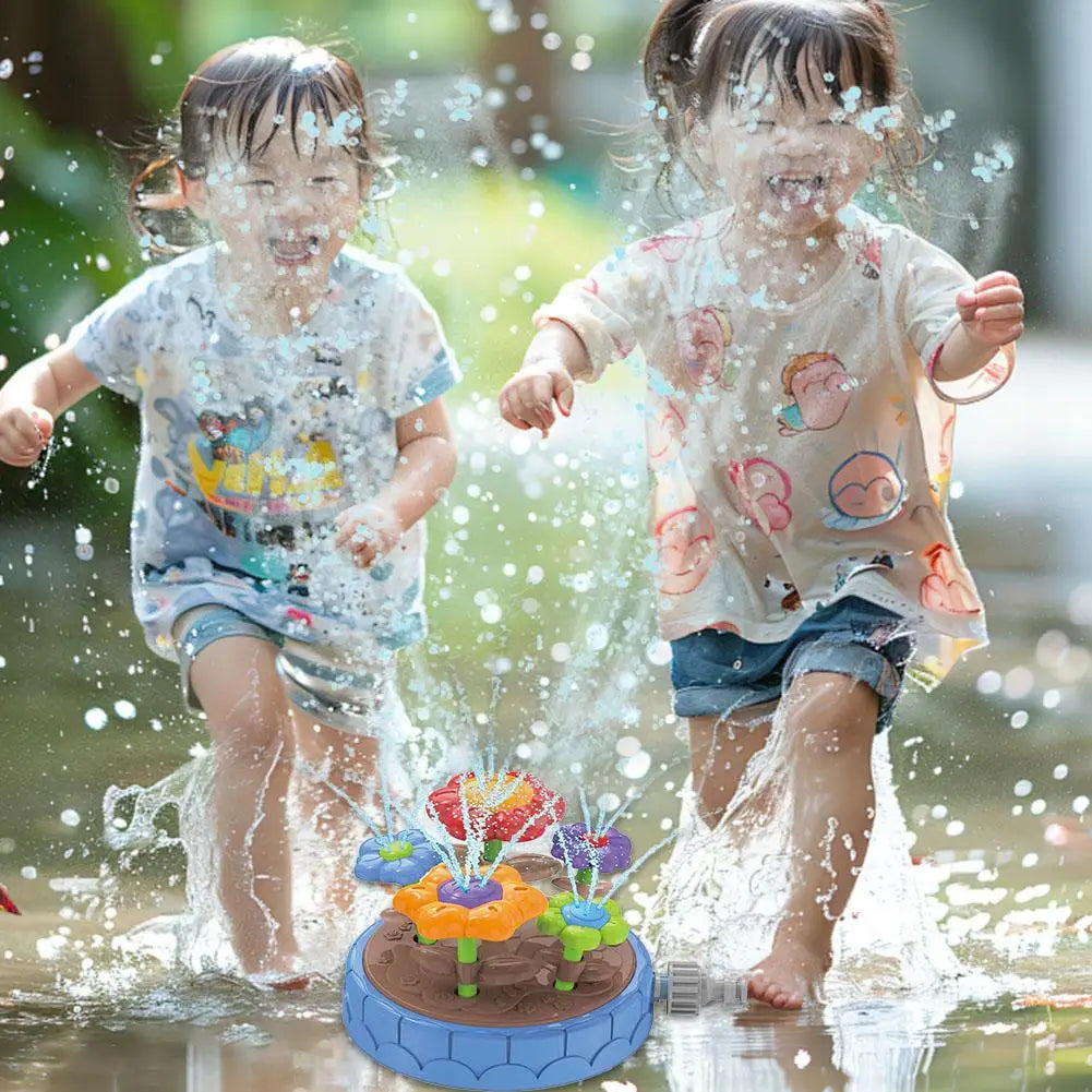 Aqua Bloom - Spin & Splash - Water Play Toy Flower Sprinkler