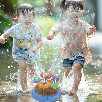 Aqua Bloom - Spin & Splash - Water Play Toy Flower Sprinkler
