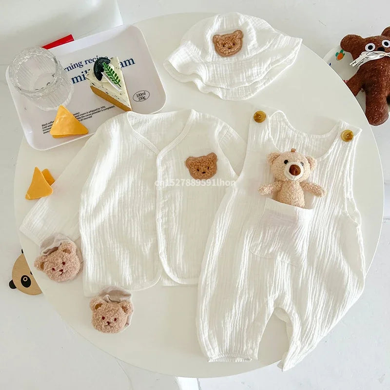 Mini Fashion™ - Cool & Comfortable - Baby Overalls with Hat