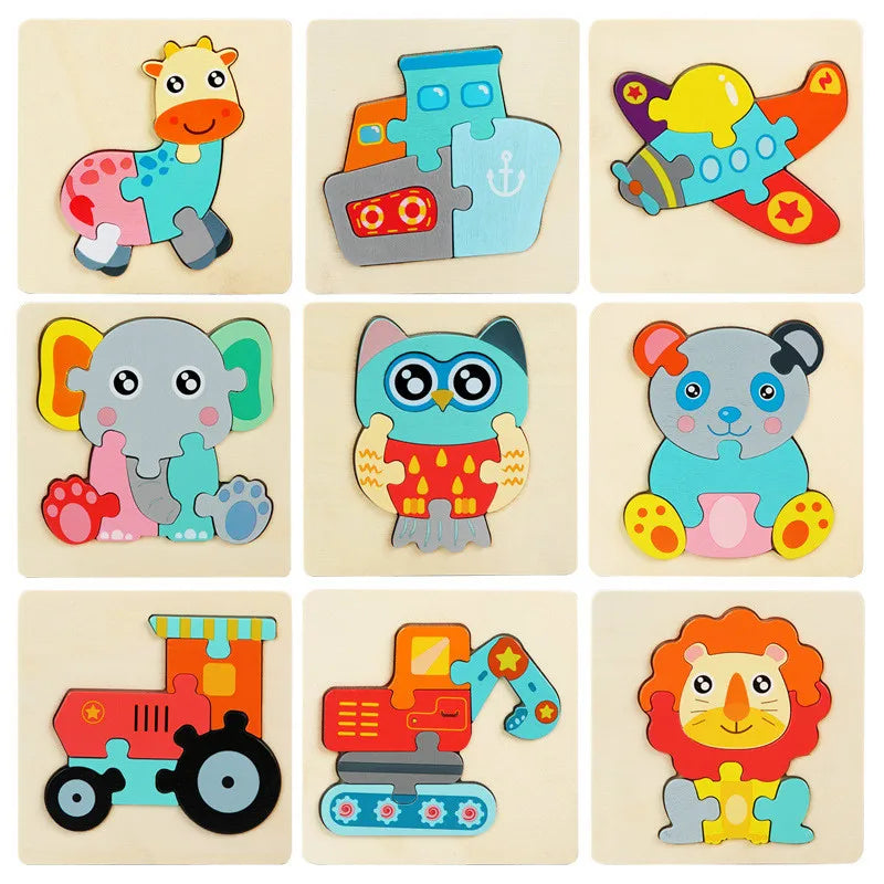 3D Wooden Puzzle™ - Animal Adventure - Jigsaw Puzzle