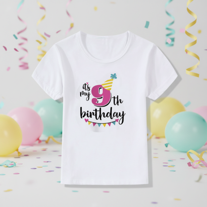 Birthday Graphic Tee – Cute & Breezy – Birthday Kids T-shirt