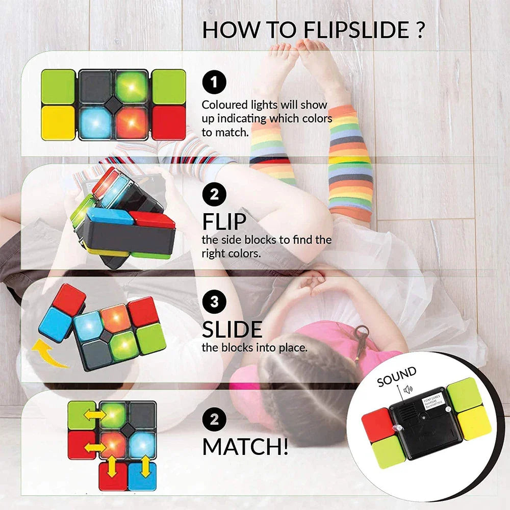 Puzzle Flip Pro™ - Puzzle Fun & Music in Your Palm - Puzzle Cube