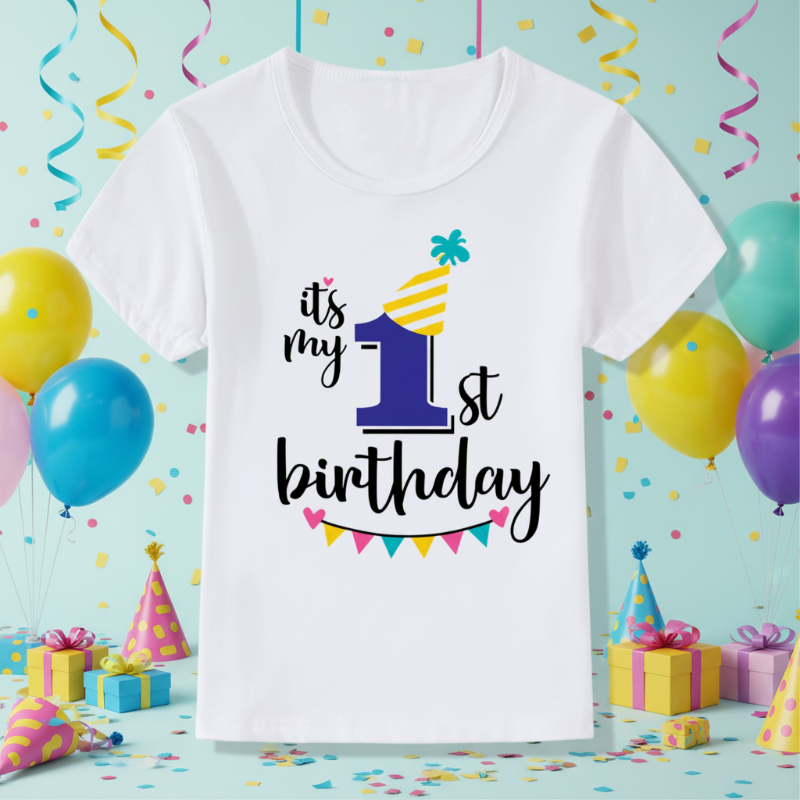 Birthday Graphic Tee – Cute & Breezy – Birthday Kids T-shirt