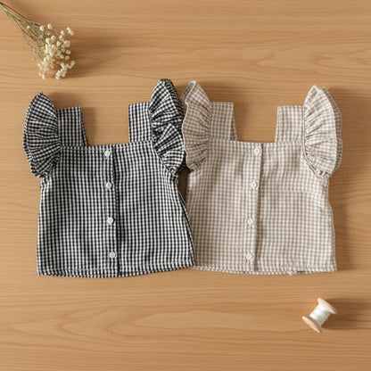 Girls Ruffle Tee – Airy & Cute – Kids Clothing Set