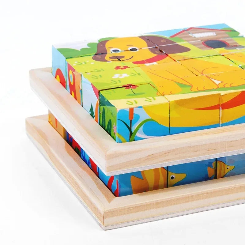 CubePuzzle – Fun & Educational – 3D Wooden Block Puzzle