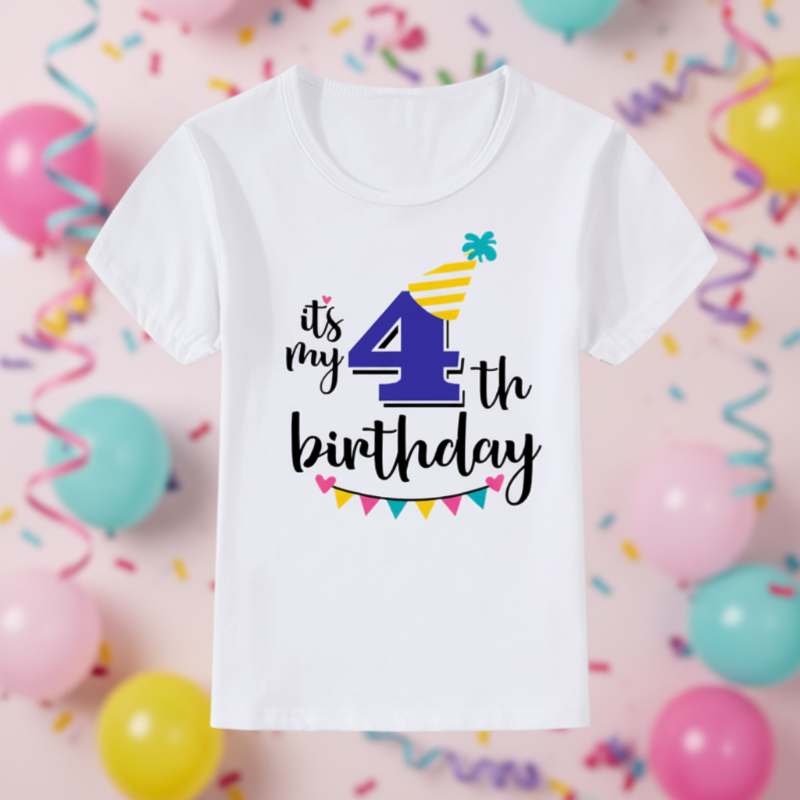 Birthday Graphic Tee – Cute & Breezy – Birthday Kids T-shirt