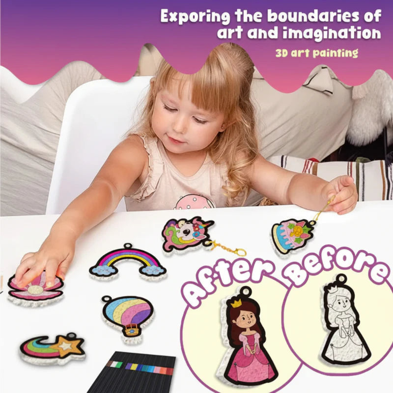 Magic Puff Paint – Creative & Interactive – Craft Set with Magical Foam Texture