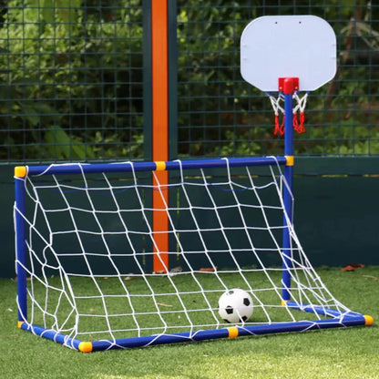 Kids Ball Games - Double Play Fun - Soccer & Basketball Toy Set