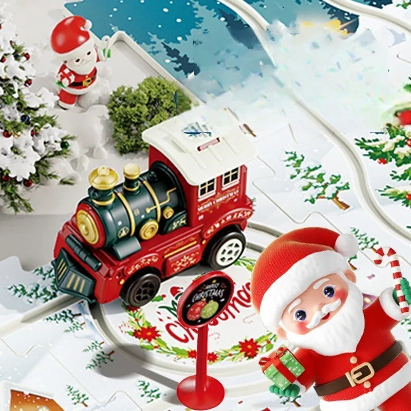 DIY Xmas Train Track™ - Build Your Own Christmas Wonderland - Christmas Train Puzzle