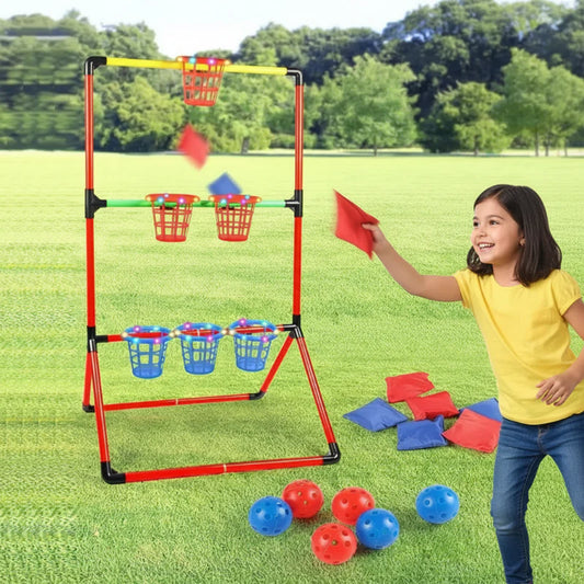 Kids Bean Bag Toss Game | Outdoor Activity Set | Machine for All Ages