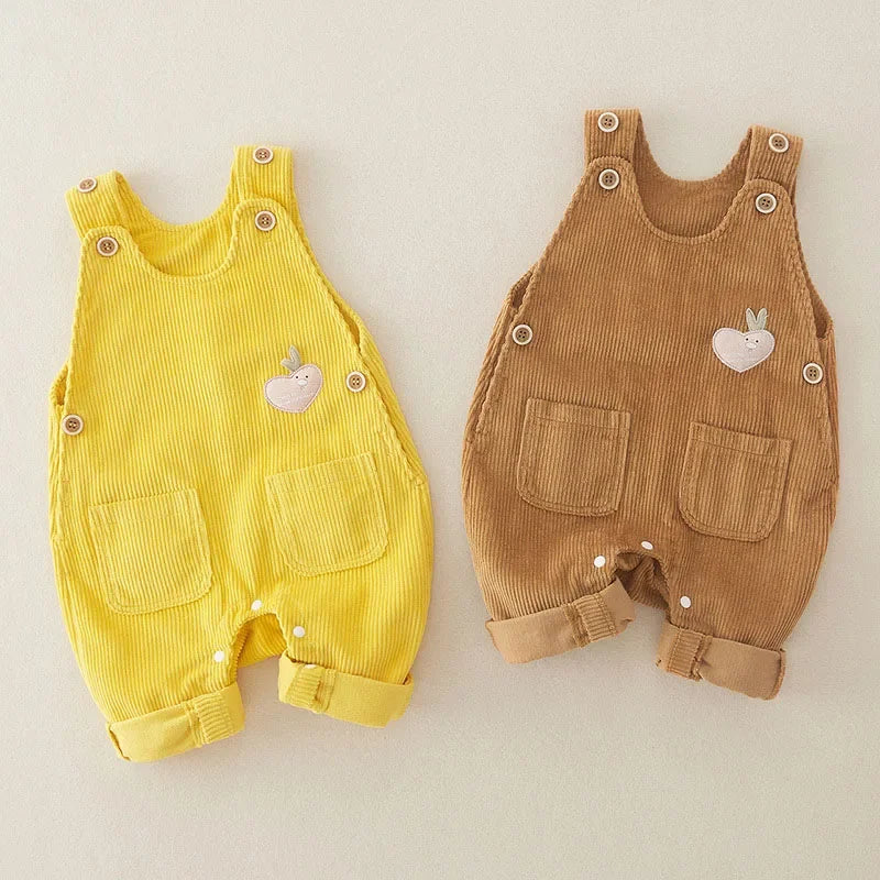 Mini Fashion™ - Stylish & Trendy - Rib Overalls