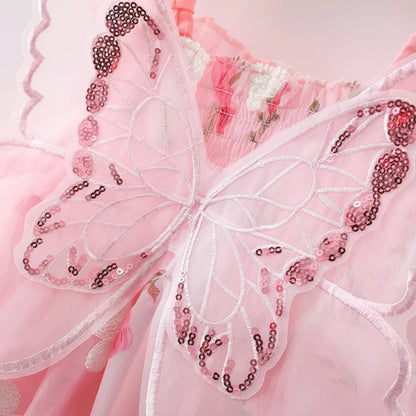 Girls Butterfly Dress – Cute & Airy – Children's Dress