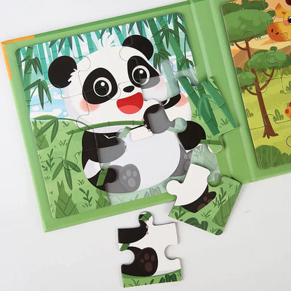 Magnetic Puzzle Book™ – Animal Friends Fun – Magnetic Puzzle Book