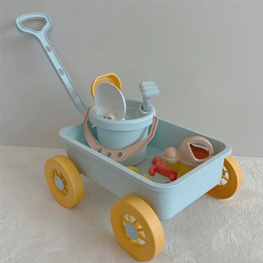 Kids Beach Toy Set | Sand Scoop Design | Wheat Straw Unisex Girls