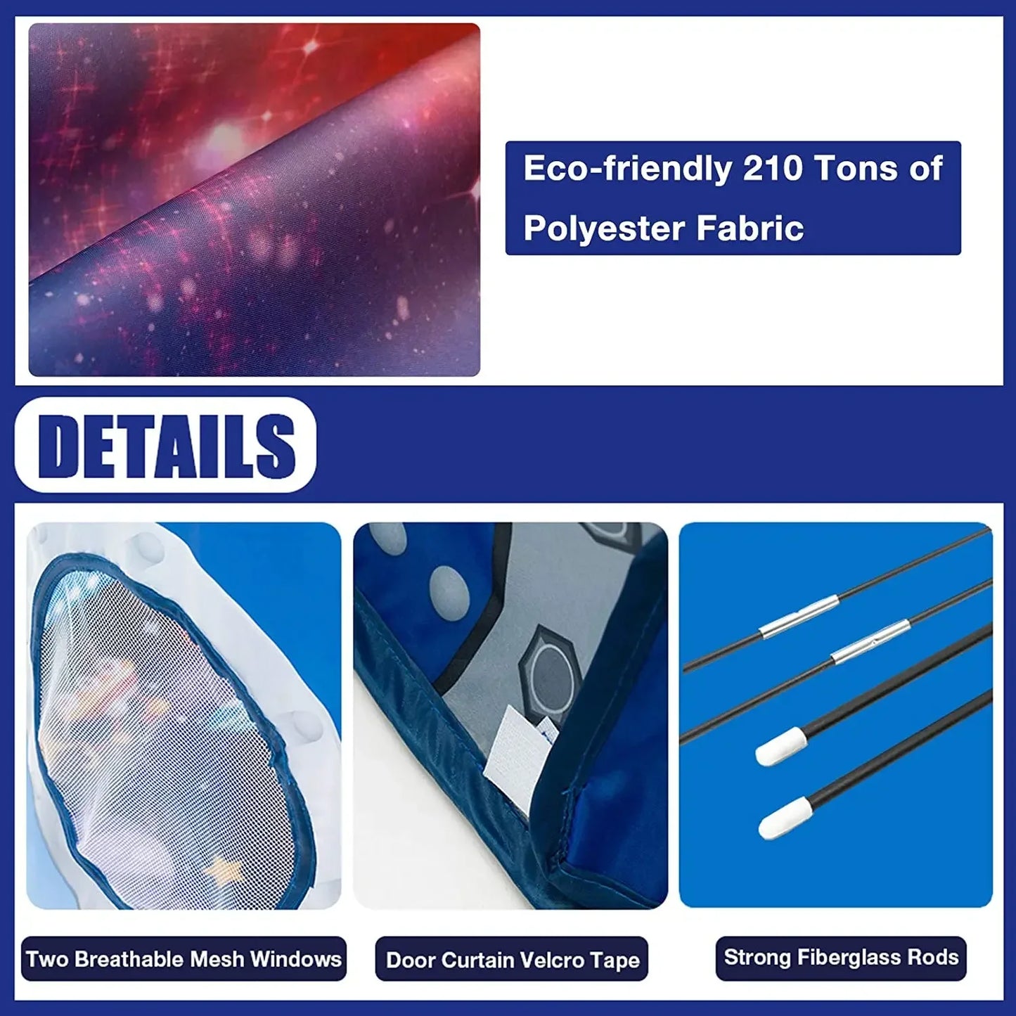 Rocket Ship Tent™ – Space Adventure Pop-up – Kids Tent