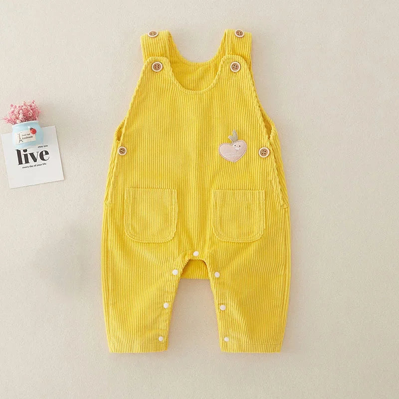 Mini Fashion™ - Stylish & Trendy - Rib Overalls