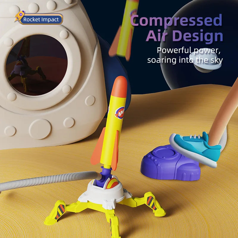 Air Rocket - Spring & Launch - Rocket Toy