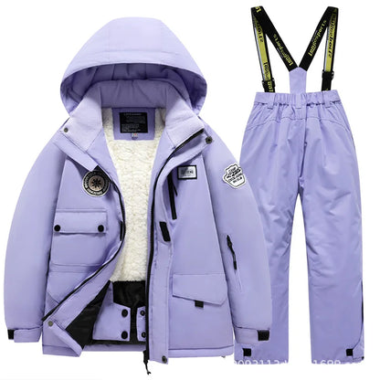 GlacierFit – Insulated & Protective Waterproof – Ski Suit with Fleece Lining