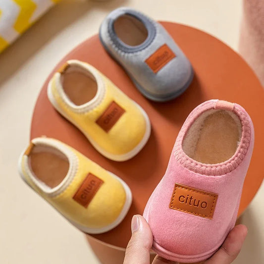 Kids Winter Slippers | Insulated | Non-Slip Sole Machine for All Ages