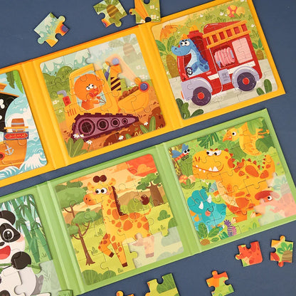 Magnetic Puzzle Book™ – Animal Friends Fun – Magnetic Puzzle Book