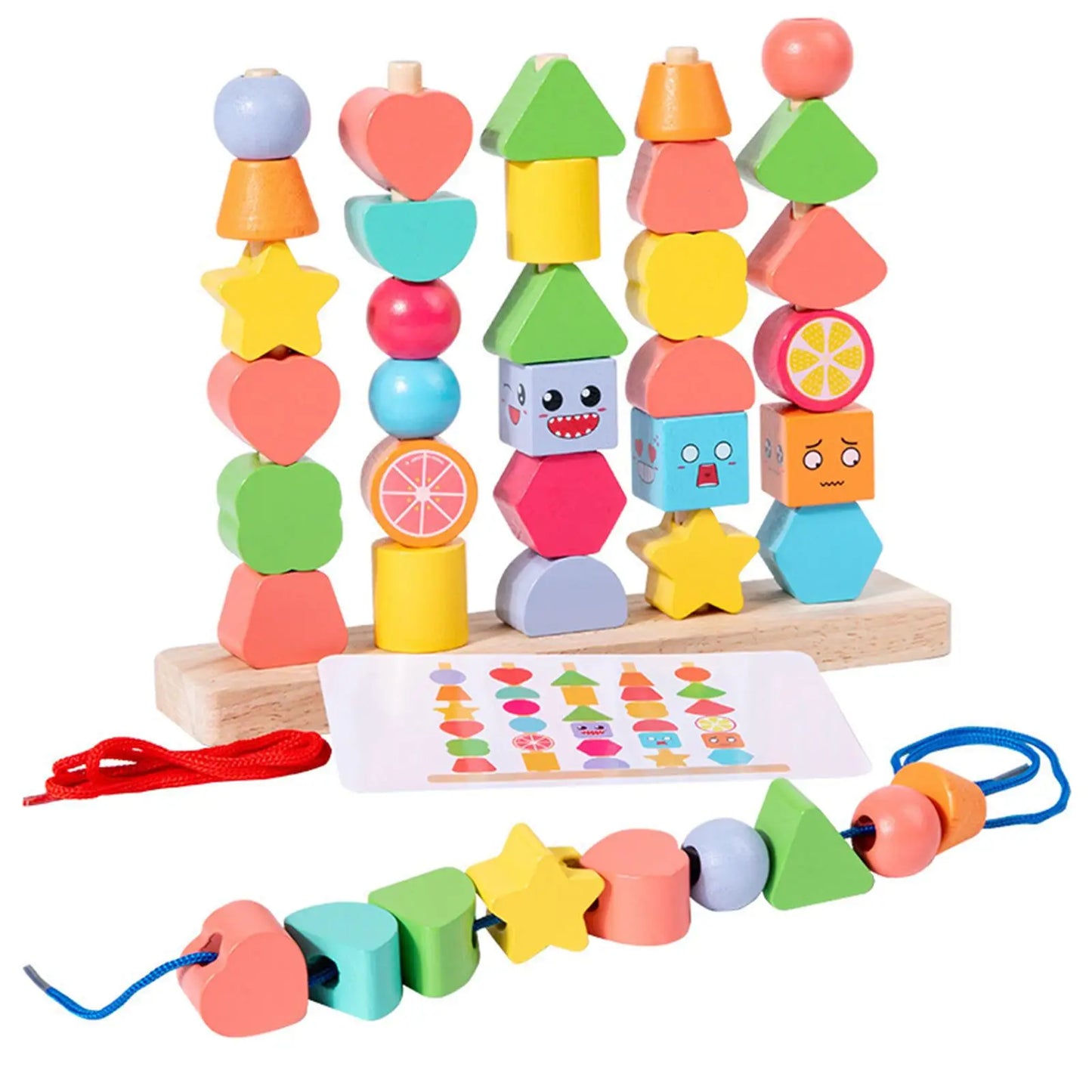 Kids Wooden Blocks | Learning Puzzle | Spatial Development Boys and