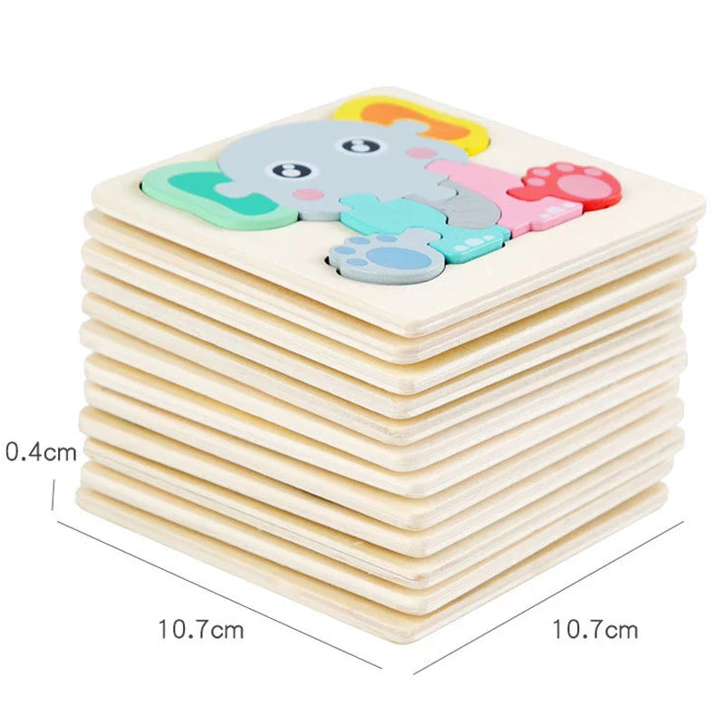 3D Wooden Puzzle™ - Animal Adventure - Jigsaw Puzzle
