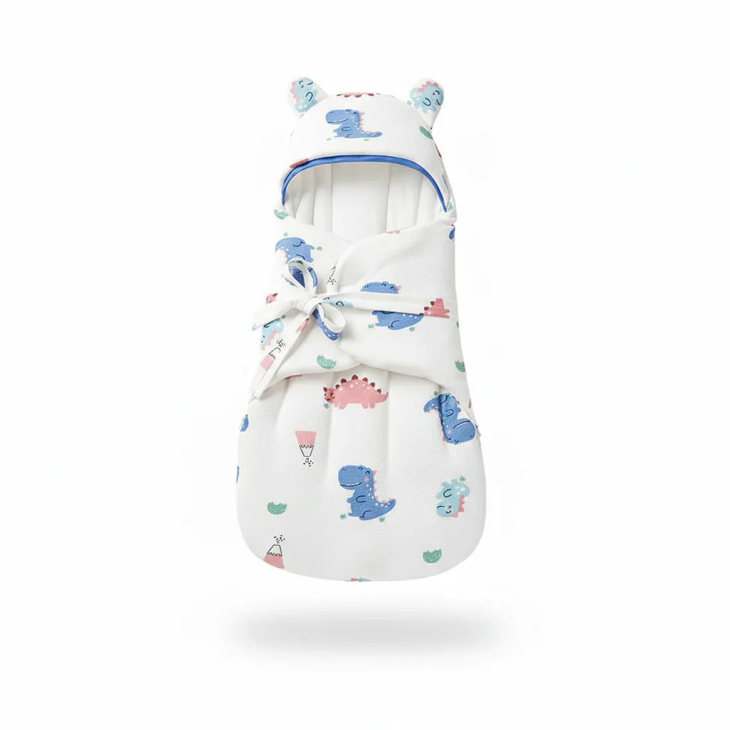 SnuggleBear – Comfort & Ease – Cotton Baby Swaddle Blanket for Swaddling