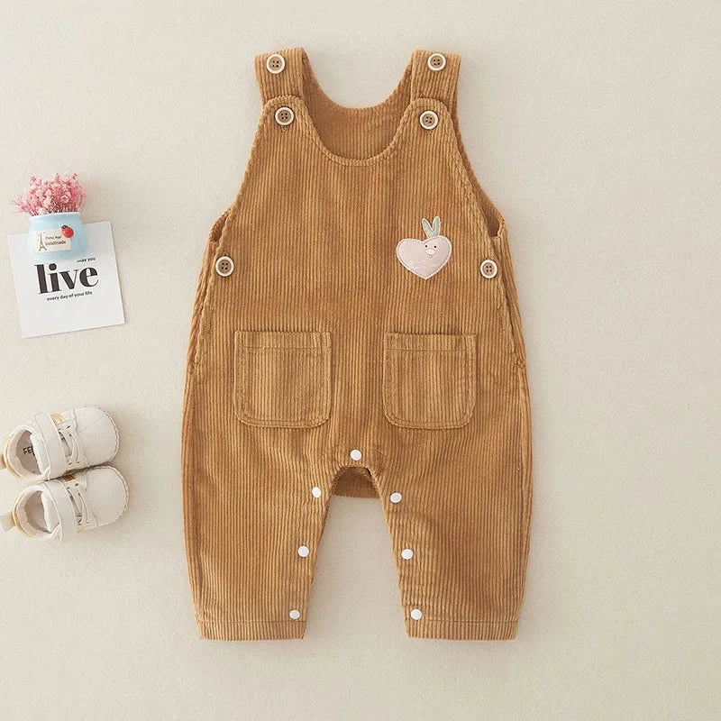 Mini Fashion™ - Stylish & Trendy - Rib Overalls